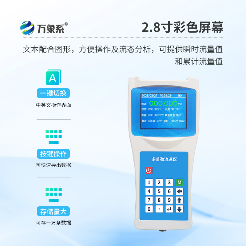 流速流量測量的好幫手，超聲波多普勒流速儀！